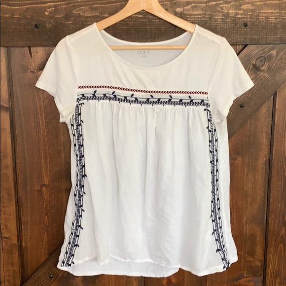 LOFT Tops - LOFT Factory Short Sleeves Tunic Size M LOFT Tops - LOFT Factory Short Sleeves Tunic Size M